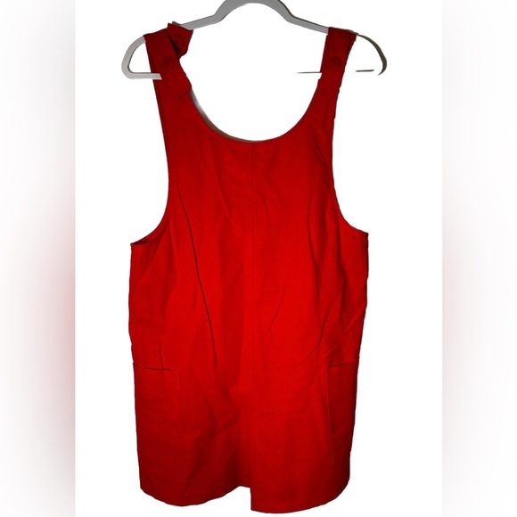 Anthropologie Corey Lynn Calter Adeline Romper In Red Size XS - Picture 3 of 7